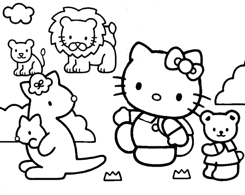 20 + Free Printable Hello Kitty Coloring Pages Fit To Print