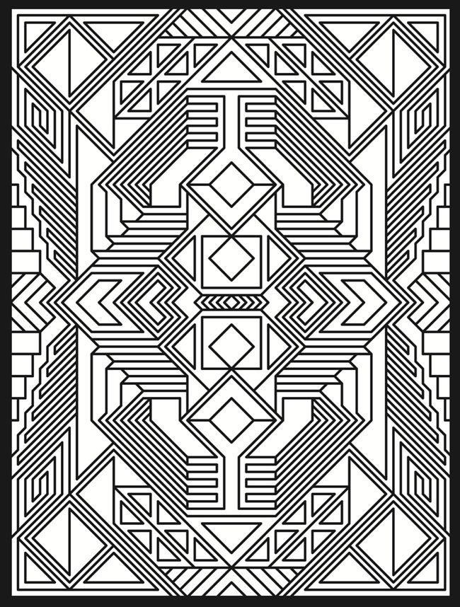 Printable Trippy Coloring Pages for Adults - Enjoy Coloring