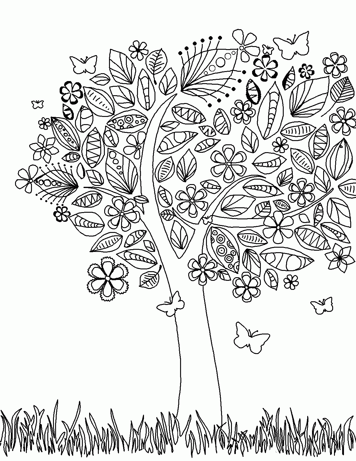 Printable Abstract - Coloring Pages for Kids and for Adults