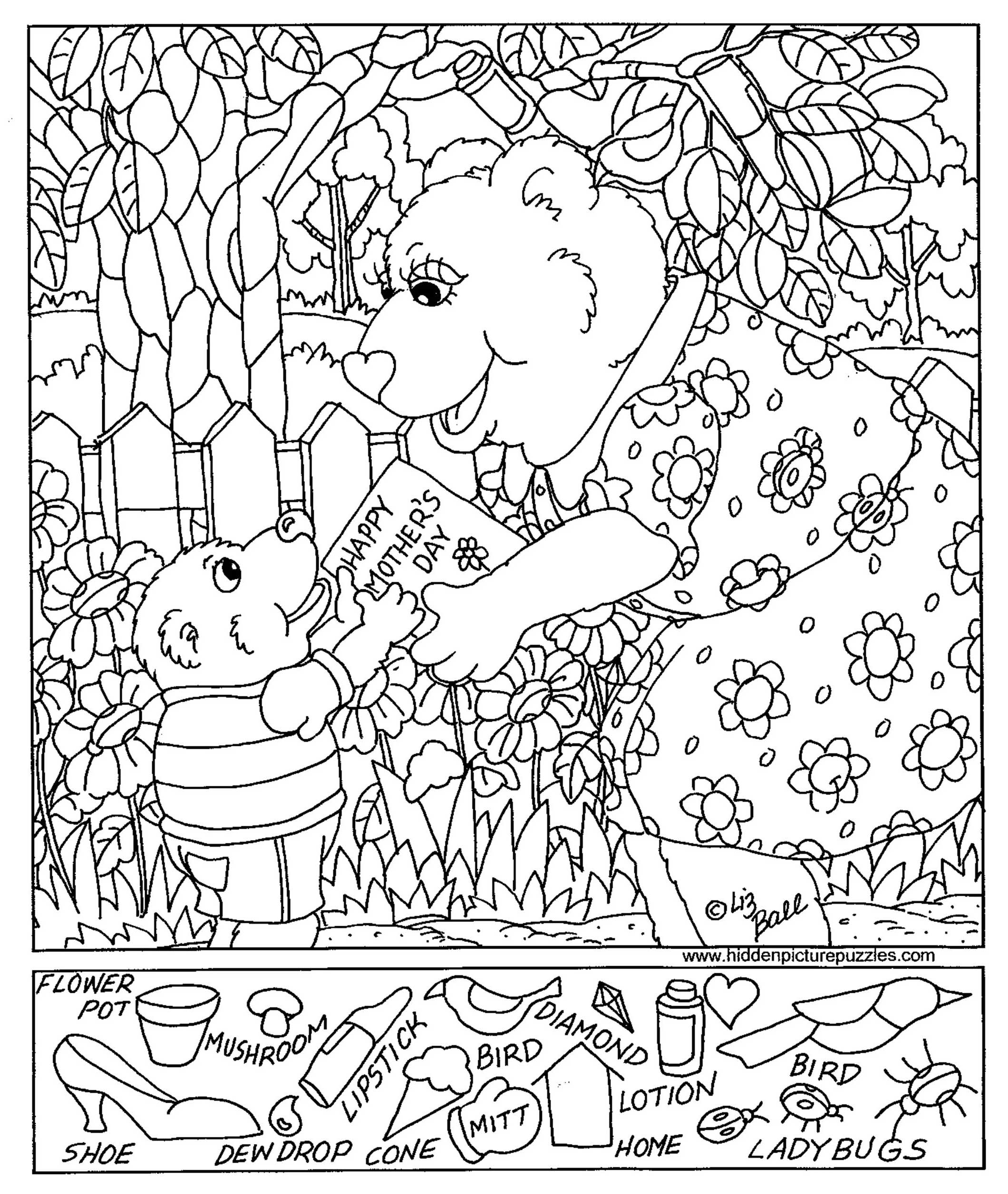 Free Printable Hidden Pictures for Kids at AllKidsNetwork.com