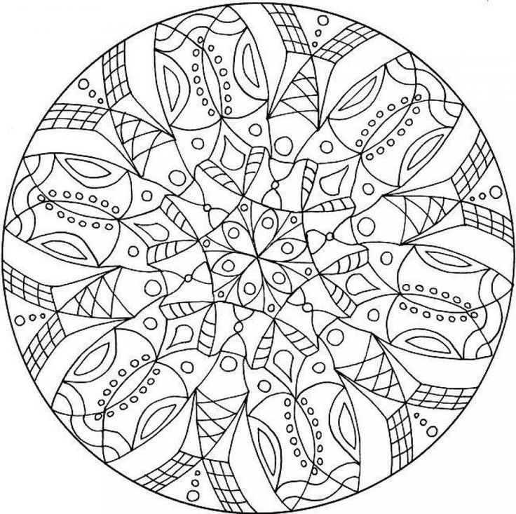 intricate coloring pages - mandala | Express Yourself!