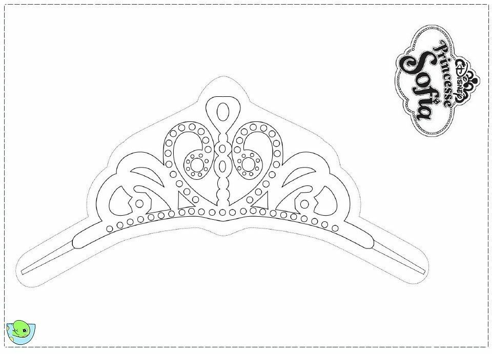 Sofia Crown Coloring Page | coloring pages