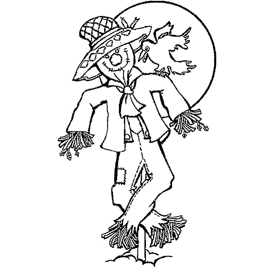 Scarecrow Coloring Pages Printable | Free Coloring Pages