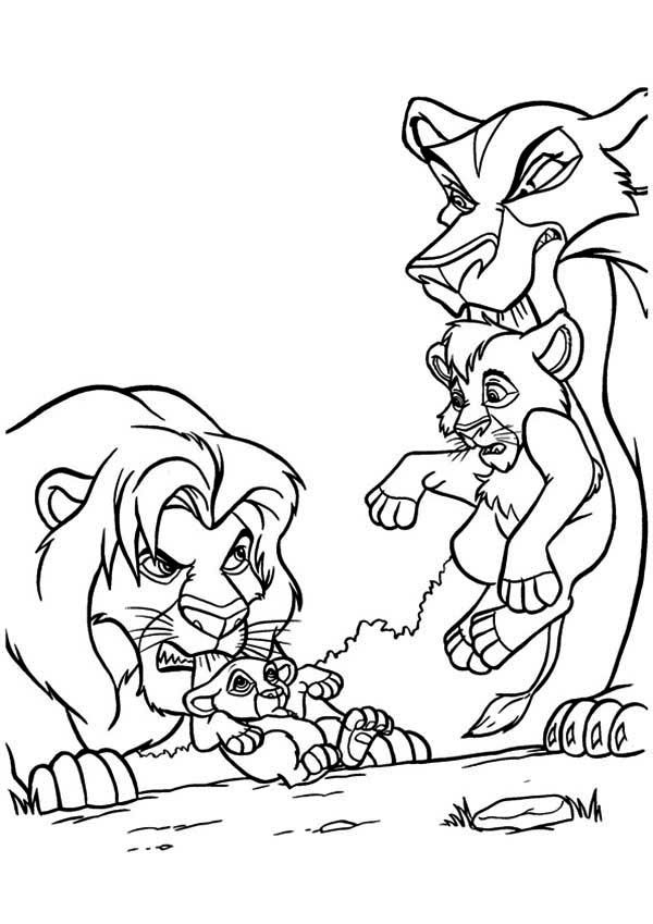 Lion King 2 Simba S Pride Coloring Pages - High Quality Coloring Pages