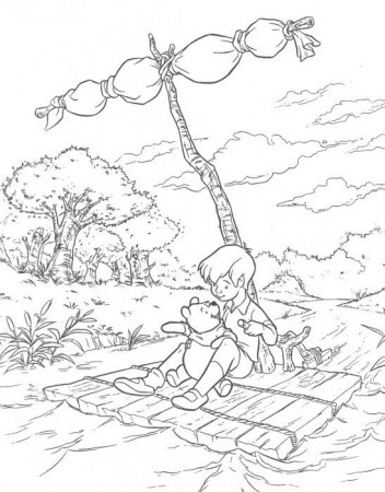 100 Acre Woods coloring pages