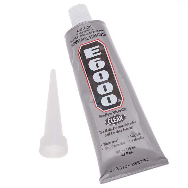 E6000 Industrial Strength Glue Adhesive  (3.7 Oz)