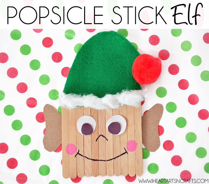 Easy Popsicle Stick Elf