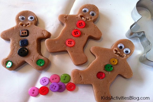 Play Dough Gingerbread Men