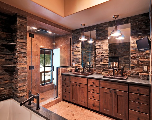 Rustic Bathroom Design Idea