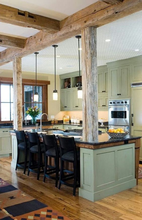 Modern rustic kitchen