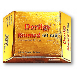 DERILGY 60 MG ( DAPOXETINE ) 6 FILM-COATED TABLETS