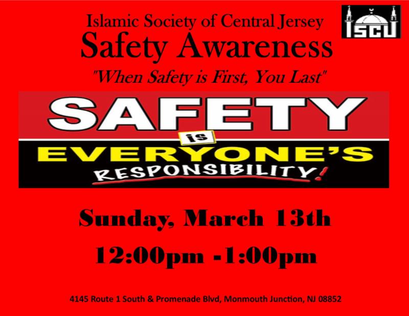 March is Safety Awareness Month at ISCJ