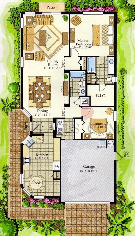 Floorplan 1398 Sq. Ft Solivita