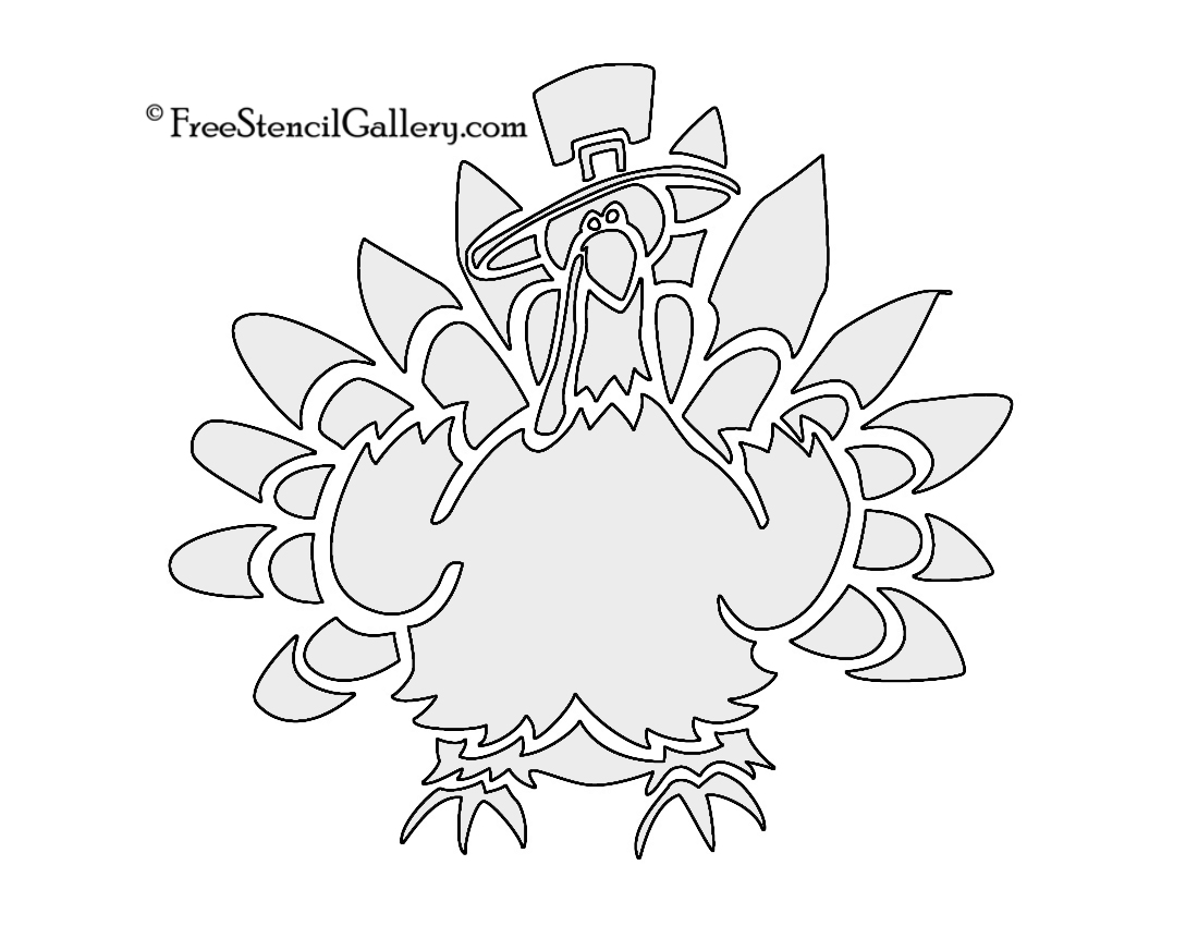 Turkey Stencil 02