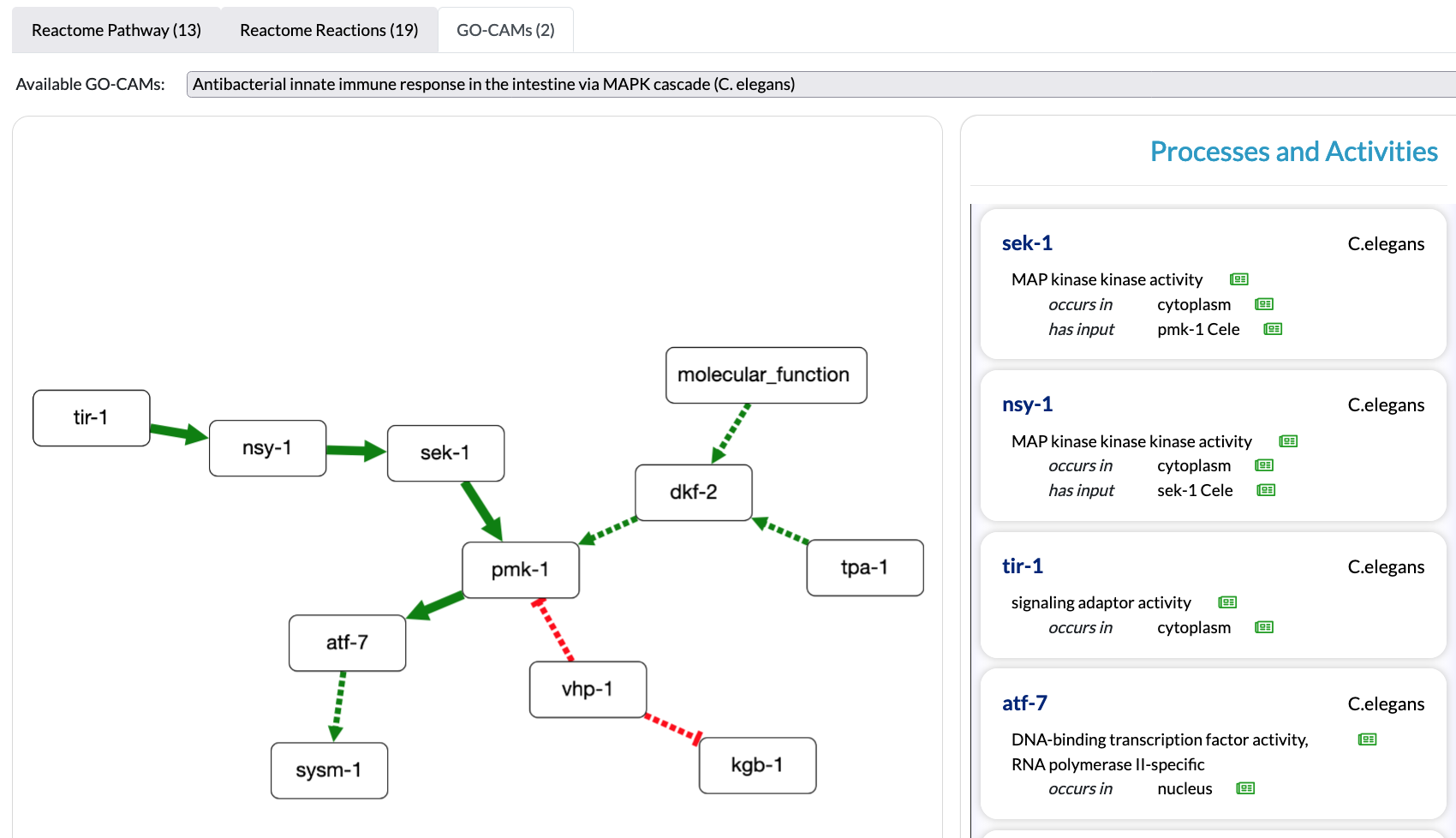 Alliance Pathway Previewe xample for pmk-1