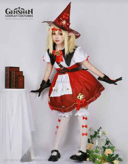 klee costume blossoming starlight outfit genshin impact halloween costumes