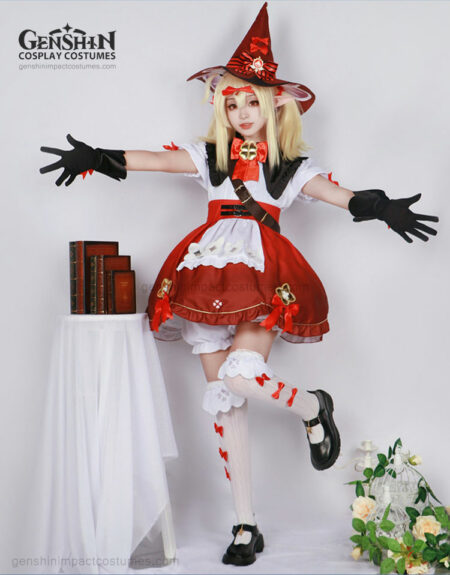 klee costume blossoming starlight outfit genshin impact halloween costumes