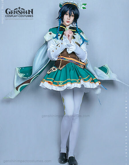 venti costume dress genshin cosplay costume