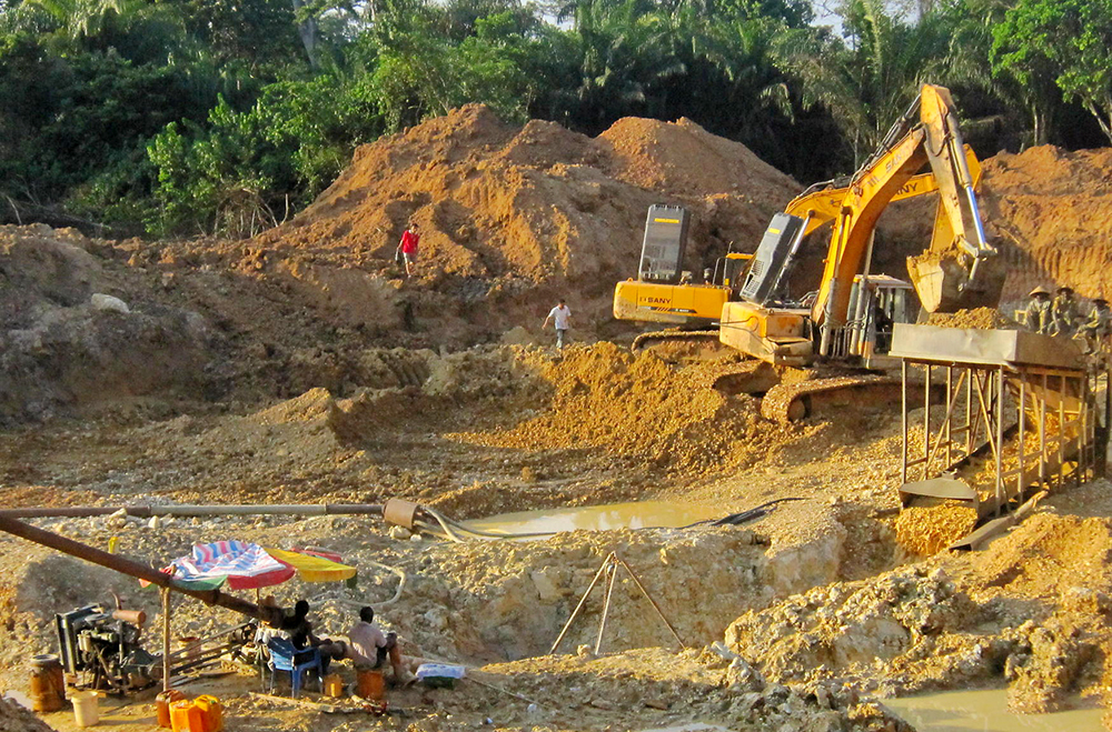 What actions should be taken to combat illegal mining (galamsey) in Ghana?