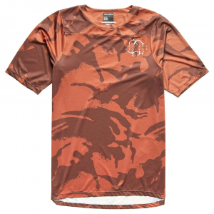 Troy Lee Designs | Skyline Ss Shadow Camo Jersey Men's | Size Extra Large In Brick | Spandex/polyester