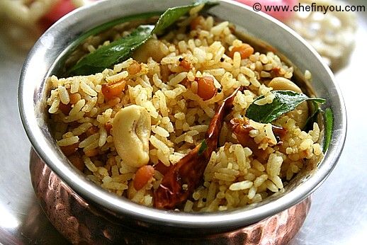 South Indian Tamarind Rice (Pulihora/Iyengar Puliyodharai) Recipe