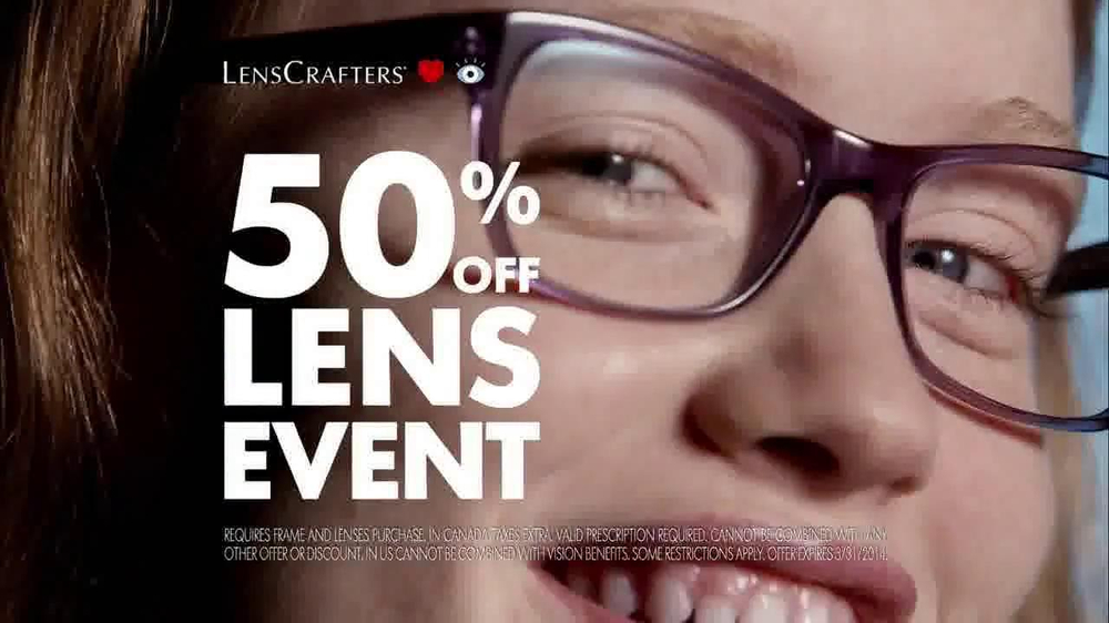 LensCrafters 50 Percent Off Lens Event TV Commercial iSpot.tv