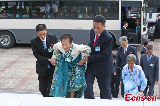 Dozens of families separated during Korean War reunited in DPRK