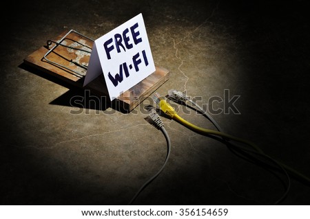 The dangers and risks of Free Wi-fi. Cyber crime and hacking