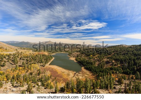 Vista point, Red Lake lake area