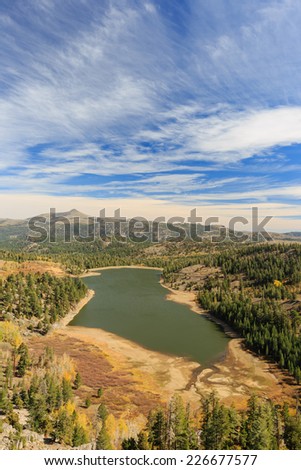 Vista point, Red Lake lake area