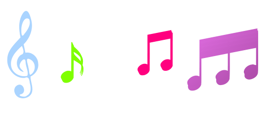 clipart music notes