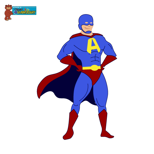 free superhero clipart