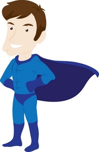 free superhero clipart