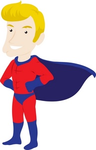 free superhero clipart