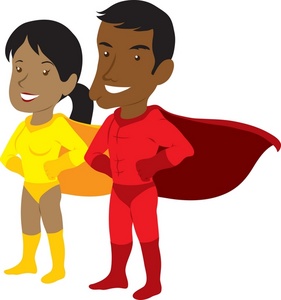 free superhero clipart