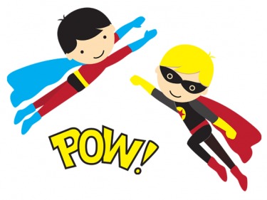 free superhero clipart