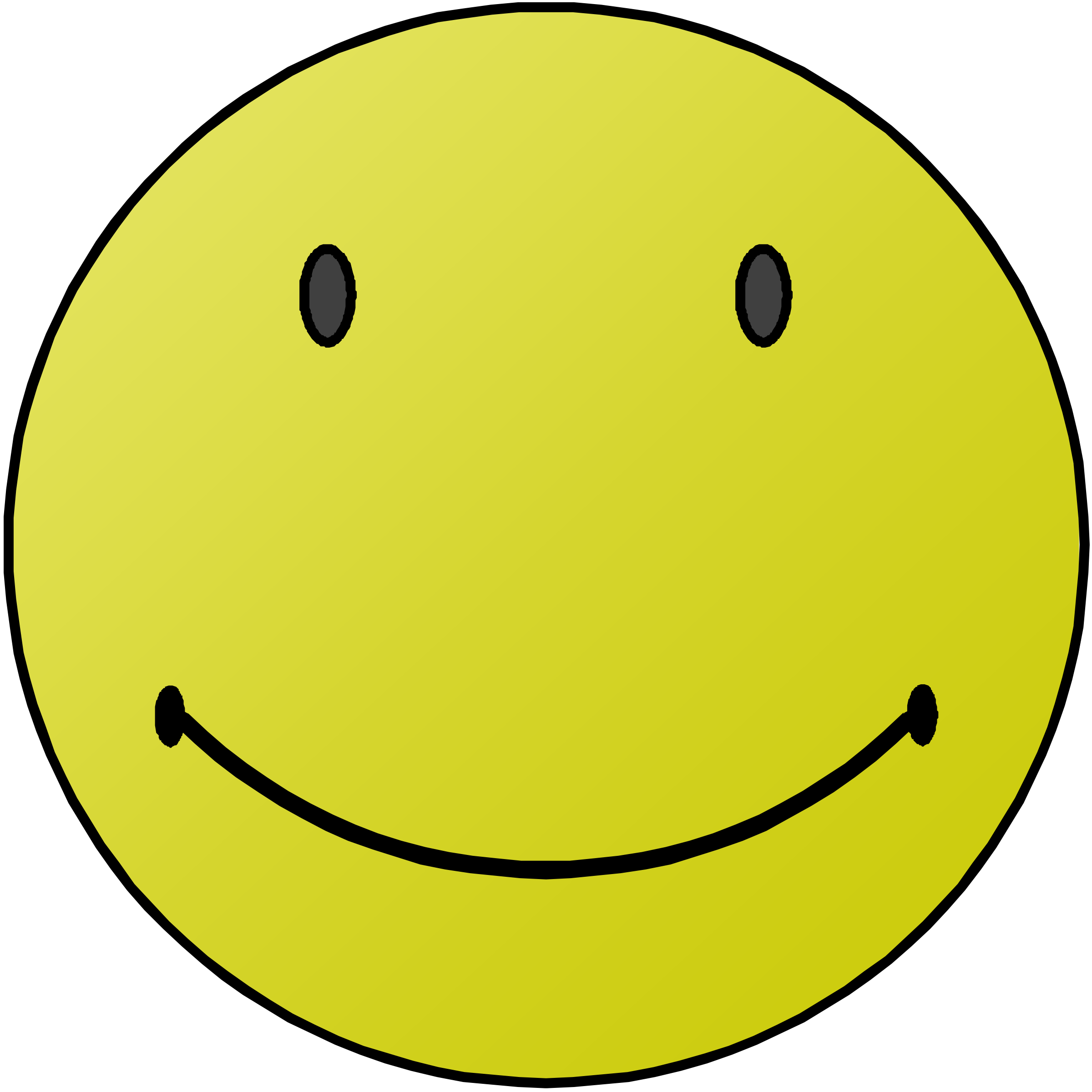 happy face clipart