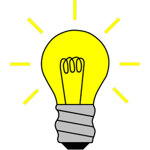 light bulb clipart