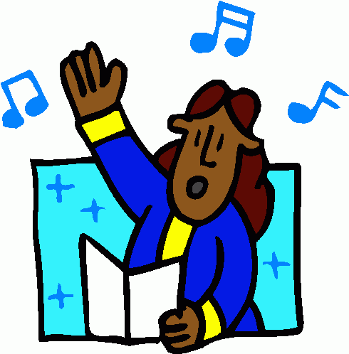 singing clipart