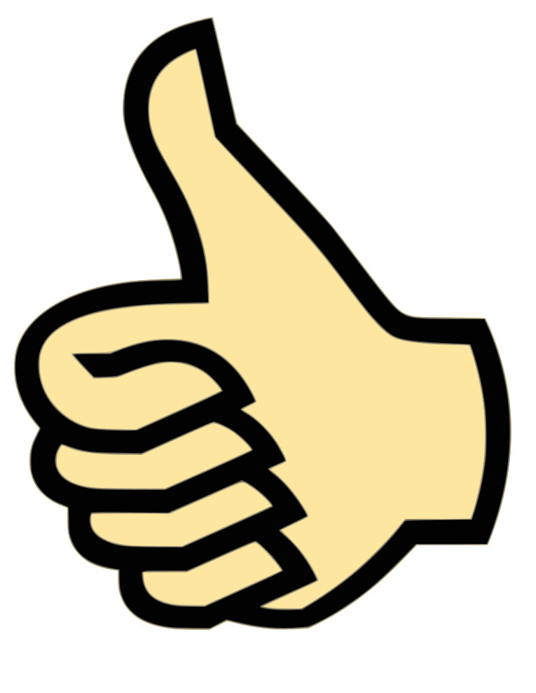 thumbs up clipart