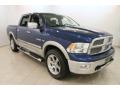 2009 Deep Water Blue Pearl Dodge Ram 1500 Laramie Crew Cab 4x4 #107920641