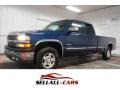 2002 Indigo Blue Metallic Chevrolet Silverado 1500 LS Extended Cab 4x4 #110220649