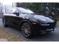 2015 Jet Black Metallic Porsche Cayenne Turbo  photo #8