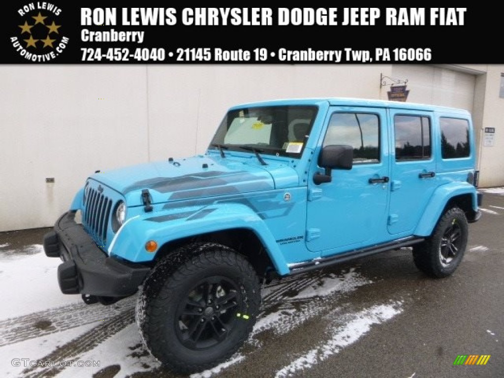 Chief Blue Jeep Wrangler Unlimited