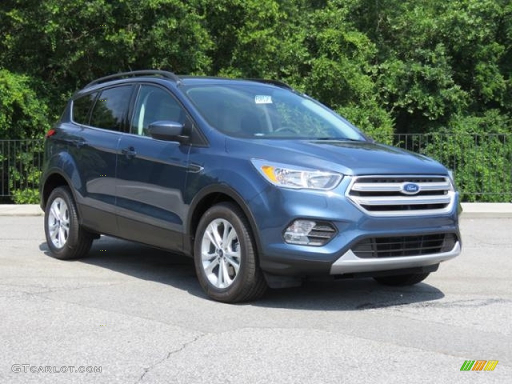 Blue Metallic 2018 Ford Escape SE Exterior Photo #127749794