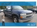 2000 Indigo Blue Metallic Chevrolet Silverado 1500 LS Extended Cab 4x4 #129351217