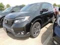 2019 Crystal Black Pearl Honda Passport EX-L AWD  photo #1