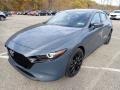 Polymetal Gray Metallic 2021 Mazda Mazda3 Premium Hatchback AWD Exterior