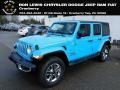 2021 Chief Blue Jeep Wrangler Unlimited Sahara 4x4 #140804756