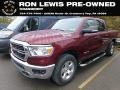 2021 Delmonico Red Pearl Ram 1500 Big Horn Crew Cab 4x4 #146685389